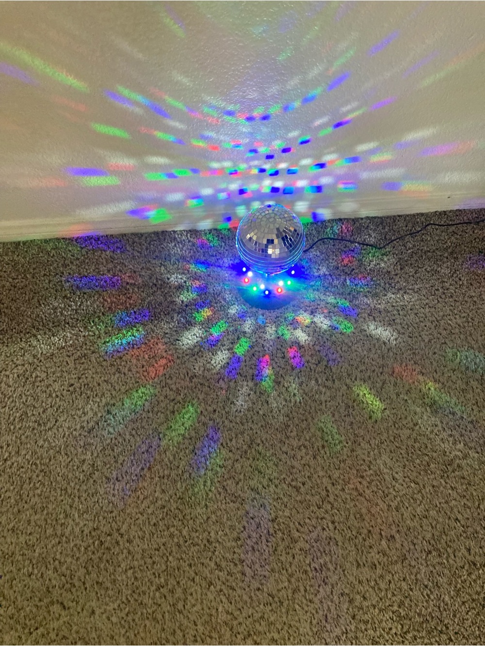 Disco Ball Light Rotating LED Party Light - Silver - Picture 11 of 13